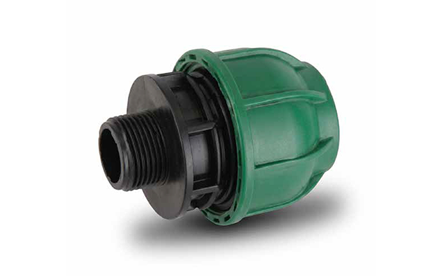 PP Compression Male Threaded Coupling