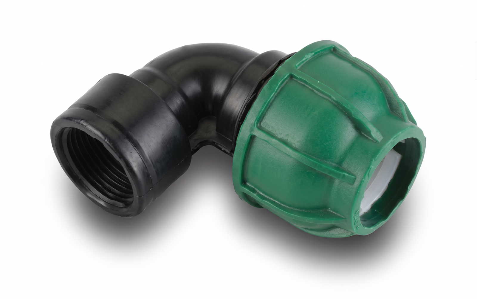 PP Compression Female Threaded Elbow