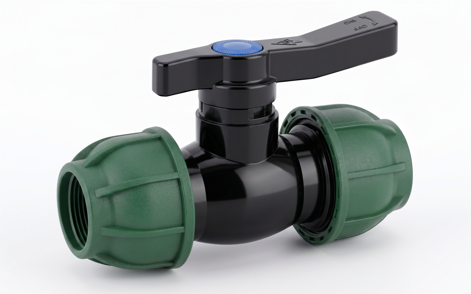 PP Compression Plastic Ball Valve