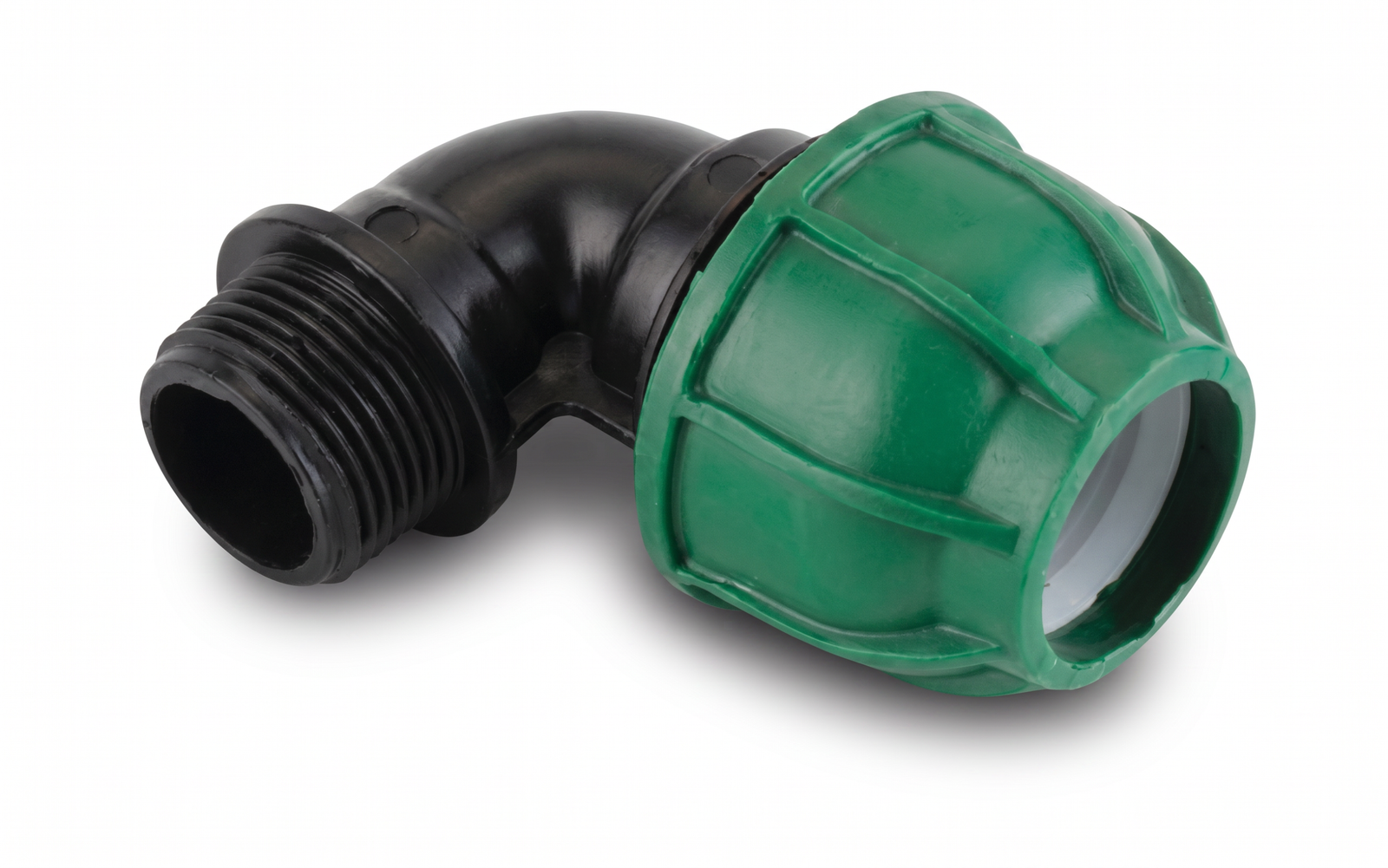 PP Compression Male Threaded Elbow